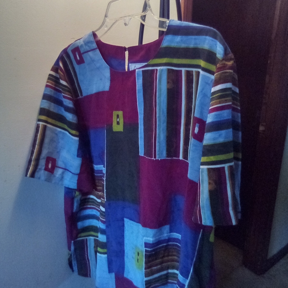 Designer Kathy Chou short sleeve Blouse